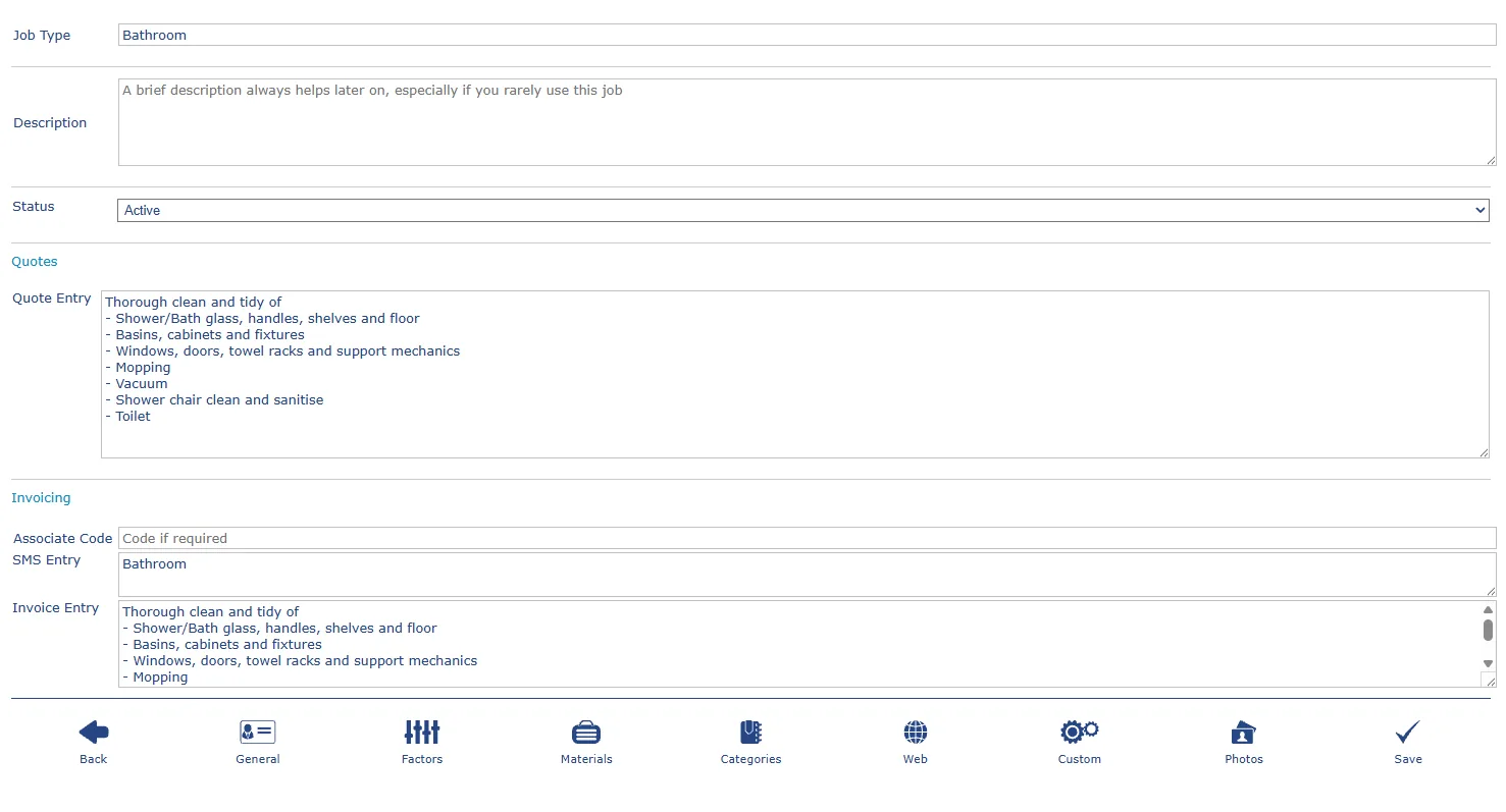RADYS service definition page